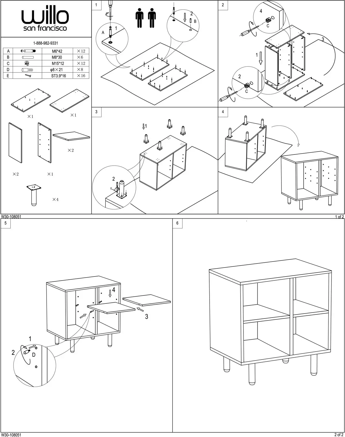 Galere de montage de meuble et notice compliquee